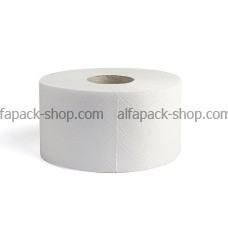 Туалетний папір білий двошаровий Джамбо 90 м